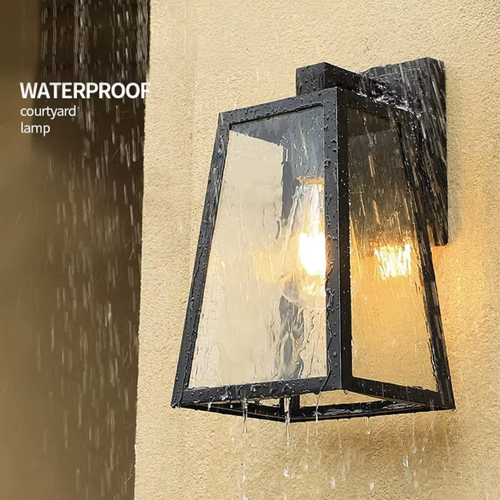 Outdoor Waterproof Wall Lamp Modern Villa Corridor Garden Lamp Exterior Wall Garden Walkway Simple Balcony Gate Terrace Lamp