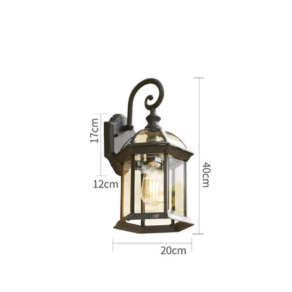 Outdoor Waterproof Wall Lamp Modern Villa Corridor Garden Lamp Exterior Wall Garden Walkway Simple Balcony Gate Terrace Lamp