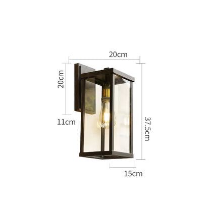 Outdoor Waterproof Wall Lamp Modern Villa Corridor Garden Lamp Exterior Wall Garden Walkway Simple Balcony Gate Terrace Lamp