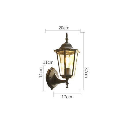 Outdoor Waterproof Wall Lamp Modern Villa Corridor Garden Lamp Exterior Wall Garden Walkway Simple Balcony Gate Terrace Lamp